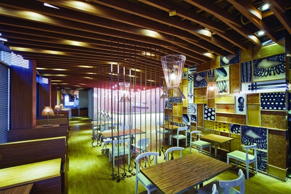 日本酒屋料理店空間設計