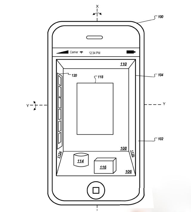 蘋果3D專利曝光：自動顯示環境透視投影 