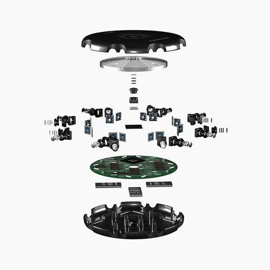 三星360度3D全景相機內(nèi)含16個攝像頭 一次能拍10億像素!